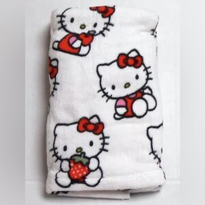 Hello Kitty Strawberry Printed Hand Towel
